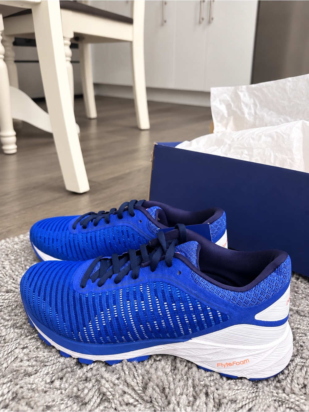 ASICS Women’s FlyteFoam Blue Running Shoes Size 8.5 NWT